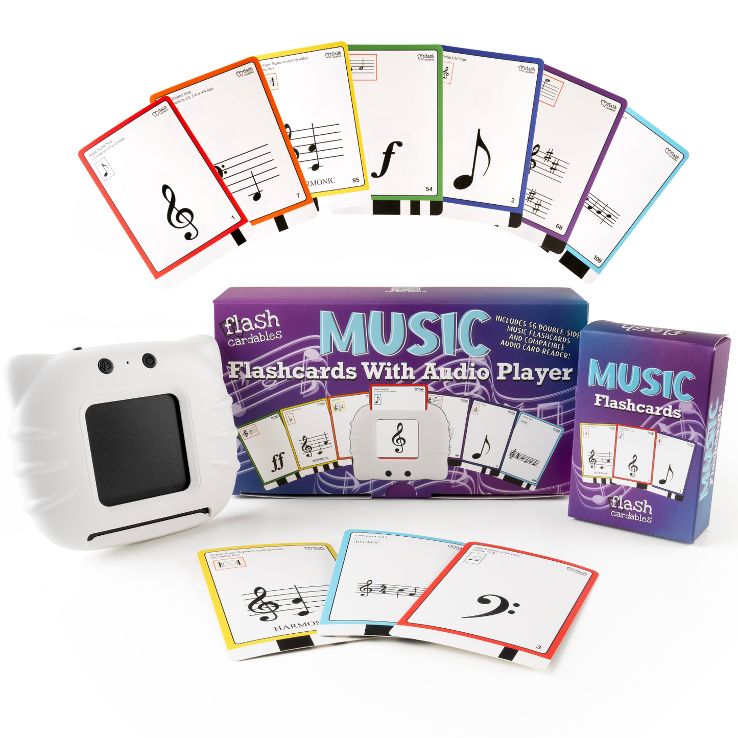 Flashcardables Audio Flashcard Player: Interactive Flashcards for Learning Music Theory