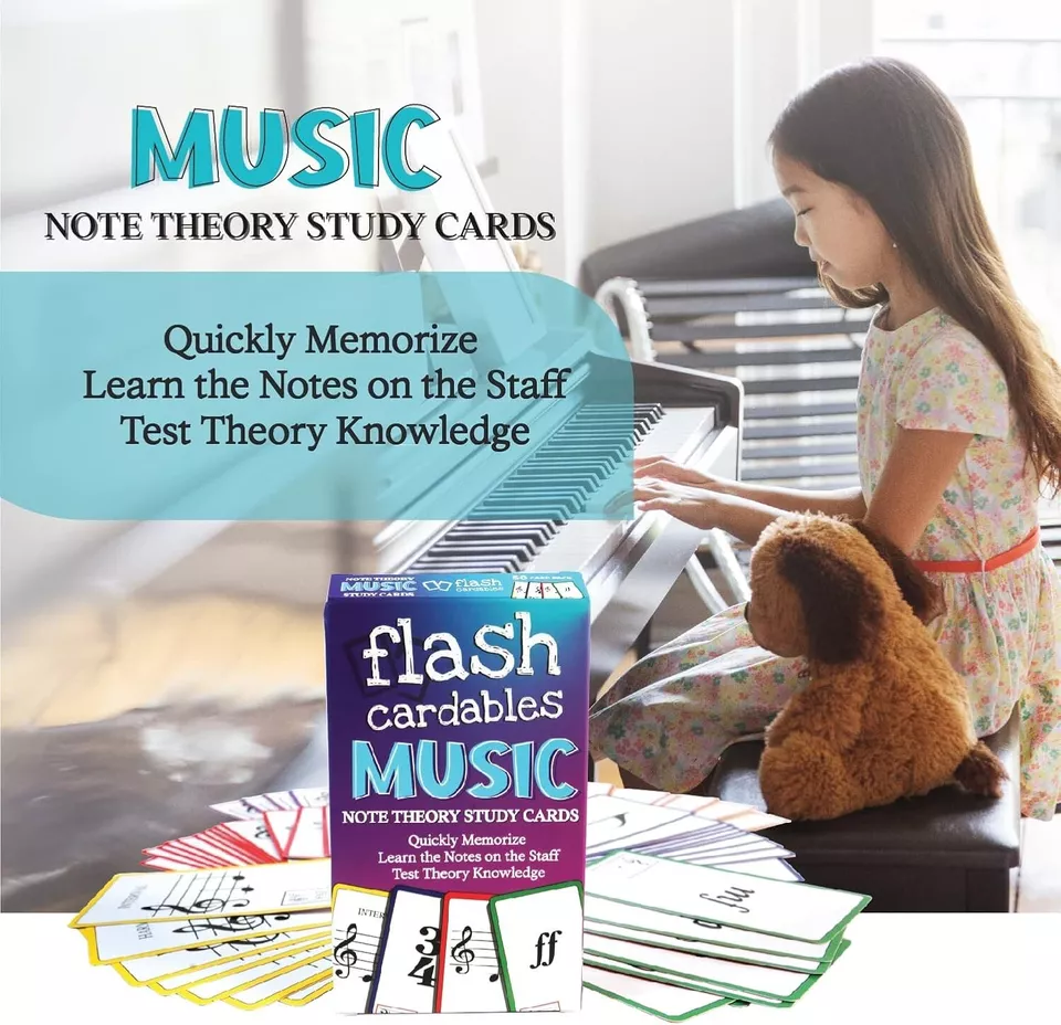 Flashcardables Premium Music Flash Cards